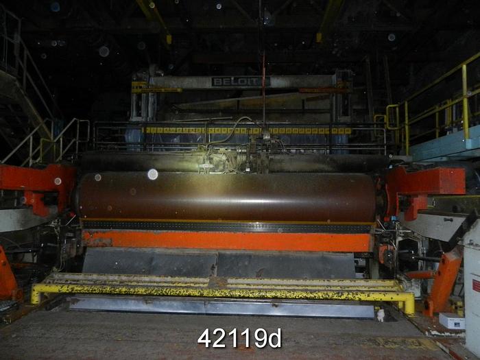 Used Beloit Reel, 185" Drum Face With Spools and Controls #42119