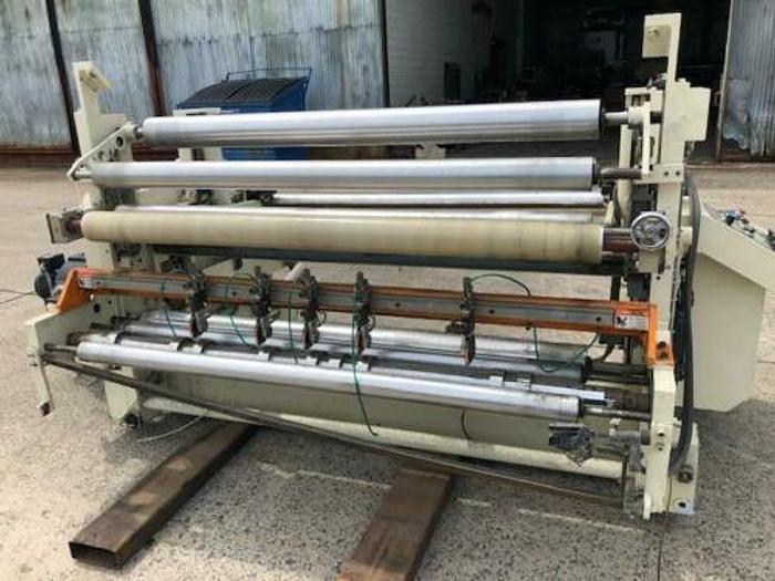 Used 65" CUSTOM UNWIND / REWIND TIDLAND CLASS 1 SLITTERS 60" DIAMETER