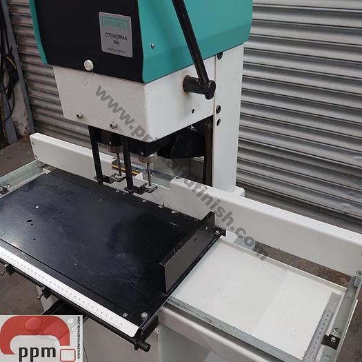 Used Nagel Citoborma 280 Twin Head Paper Drill