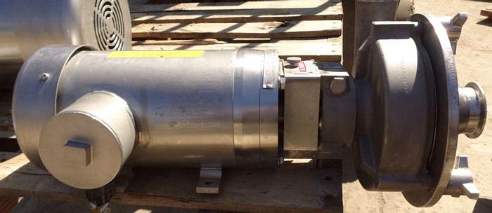Used Pump, Centrif., 7.5 HP, Stainless Steel, Fristam, Model FPX3451 #S743340