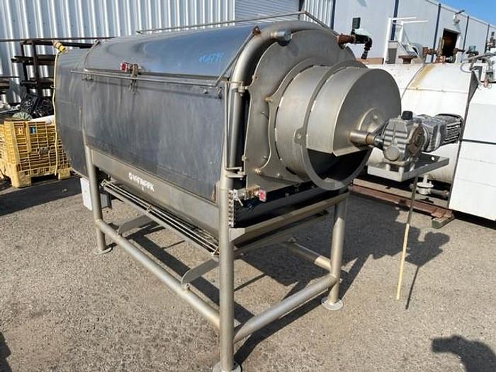 Used Vanmark Horizontal Abrasive Peeler/Scrubber