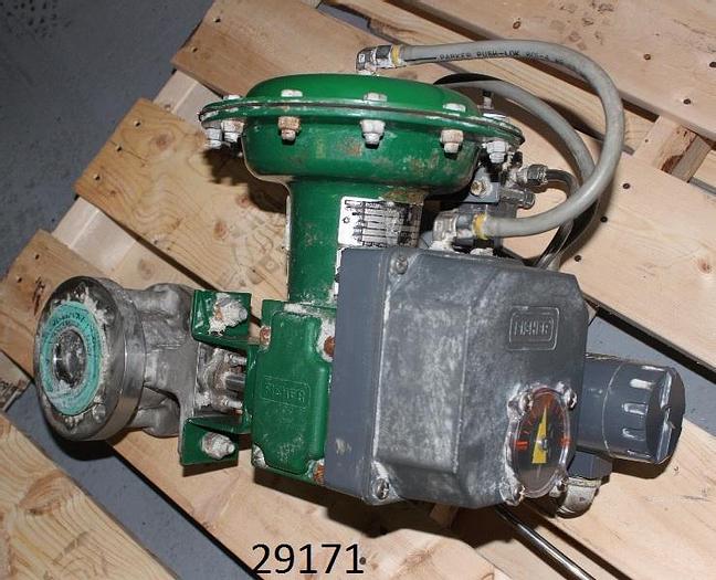 Used Fisher V150 2" Control V-Ball Valve #29171