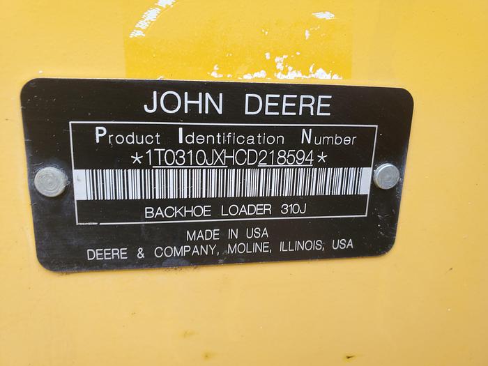 Used 2012 John Deere 310J