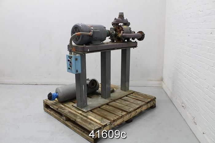 Used Nash CL201 Vacuum Pump, 10 Hp A/C Motor #41609
