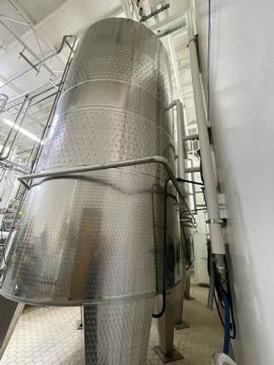 Used (2) Available - Used Letina 15,700L / 4150 Gal Jacketed Fermenters