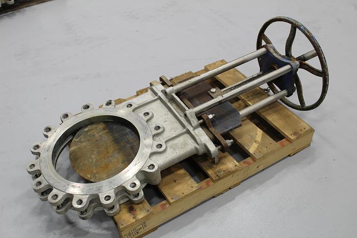 Used True Line 16" Hand Operated Knife Gate Valve #43830