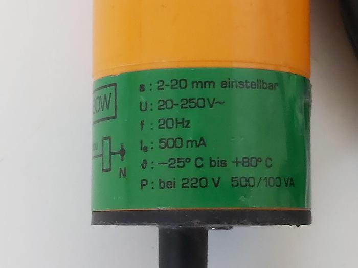 Gebraucht 4 Stück induktiver Näherungsschalter, KB-2020-ABOW, IFM Electronic gebraucht