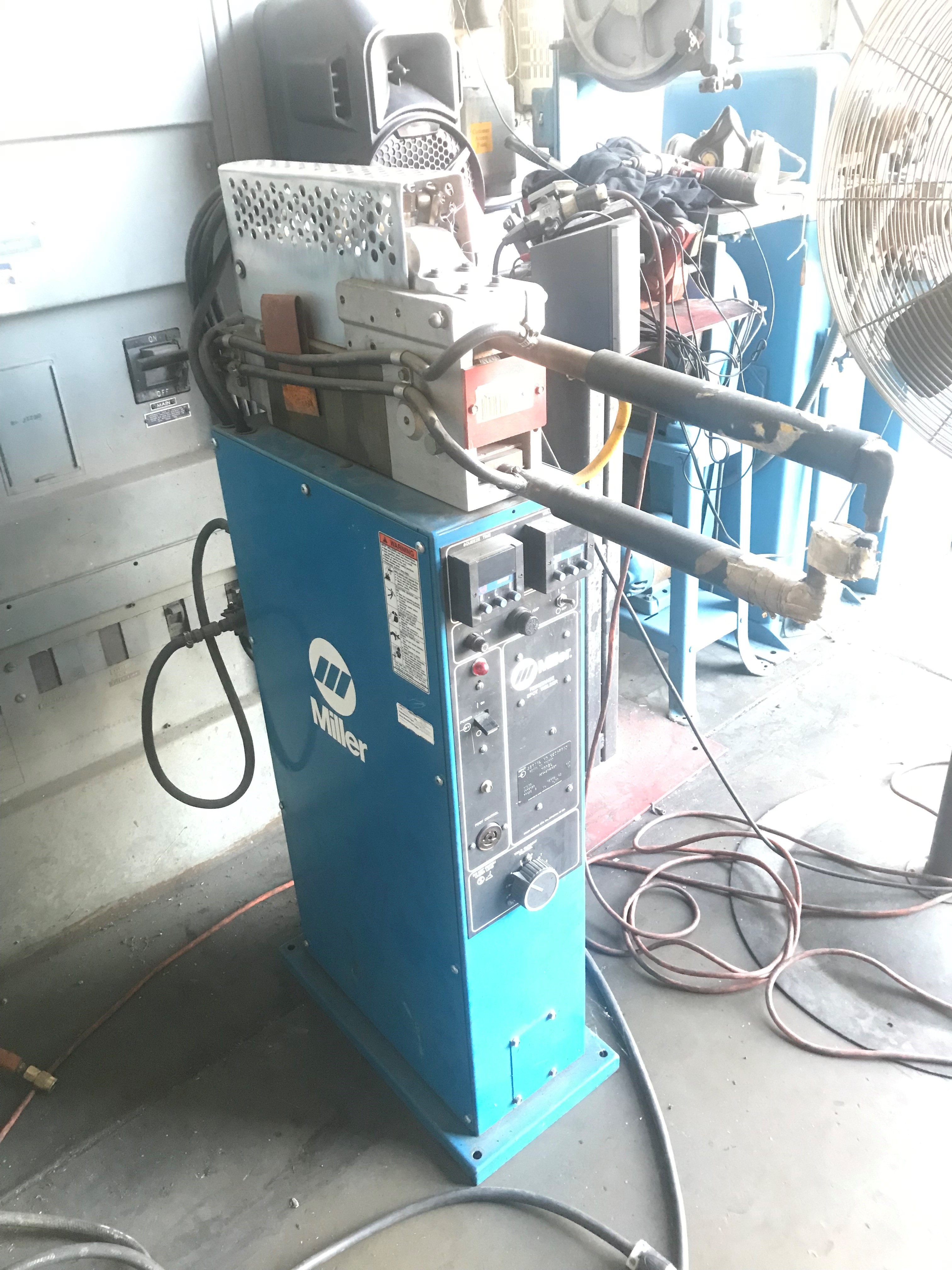 Used Sold Miller SSW2040ATT Rocker Arm Spot Welder 20 KVA x 15" 6436