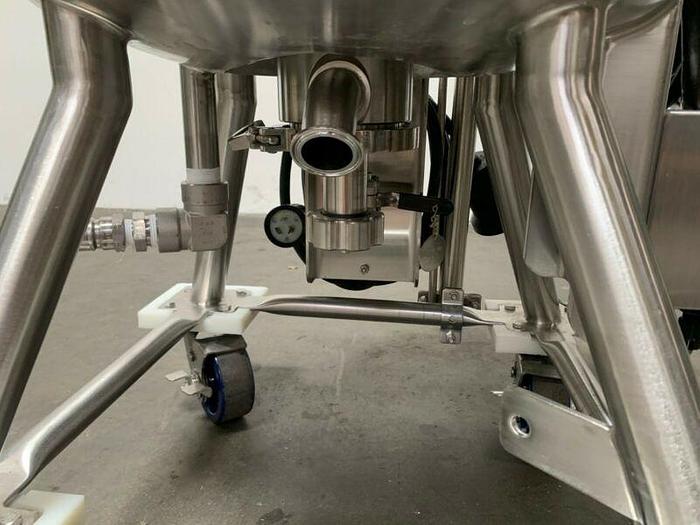 Used Precision 50 Liter Stainless Steel Jacketed Reactor 76 PSI