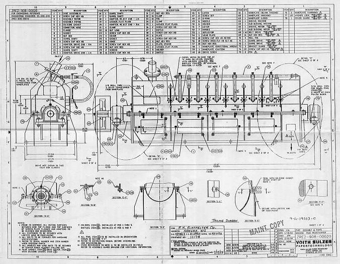 Used STOCK PREPARATION #23455
