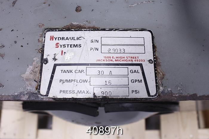 Used 73" Roll Splitter With Hydraulic Unit #40897