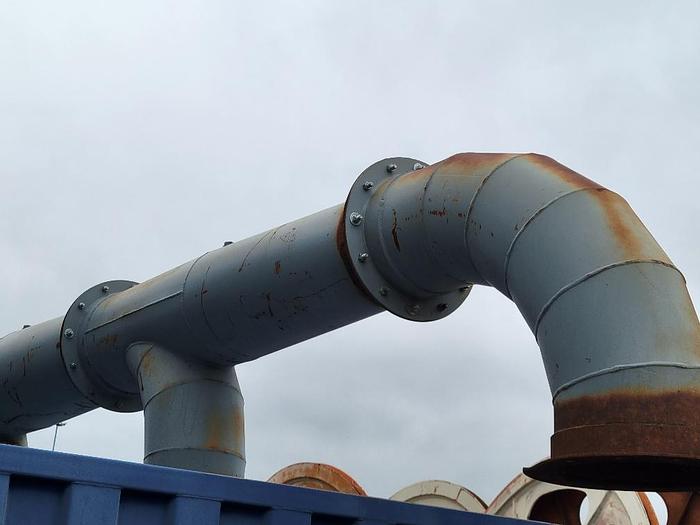 Used Dryer, Fluid Bed, 4'6" X 21', High-Temp, Heyl & Patterson #C739501