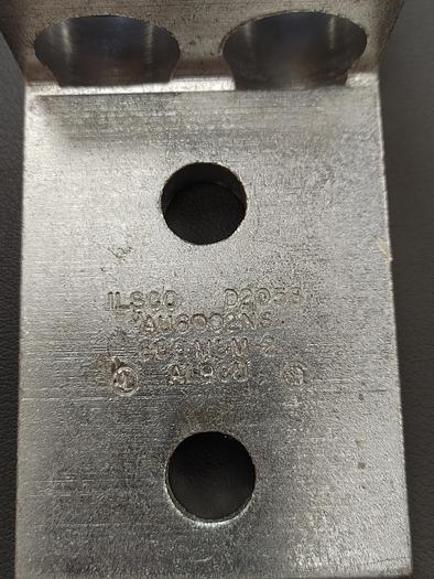 Parts Only Ilsco Terminal 2 Lug d2058 AU6002NS 600,CM-2 AL9CU(110)