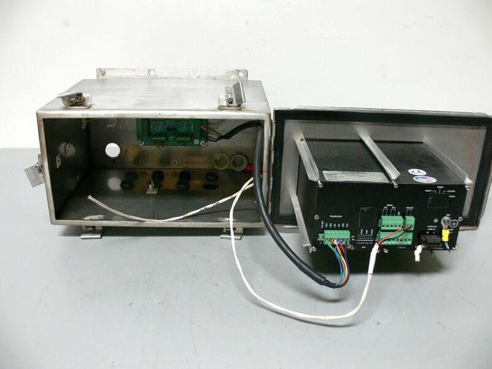 For parts or not working Vishay BLH LCp-100 Expert Series Weight Processor In Stainless Steel Enclosure