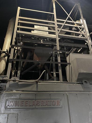 Used WHEELABRATOR 96" SWING TABLE SHOT BLAST
