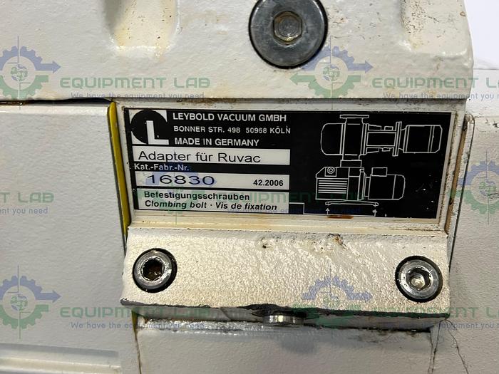 Used Leybold / Ruvac  WA251US Roots Vacuum Pump / Blower w/ Baldor VM3550T Motor