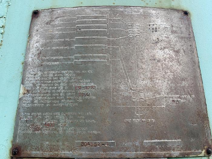 Used Motor, 825 HP, Ideal Electric, 4160V, 395 RPM, (2) #C735329