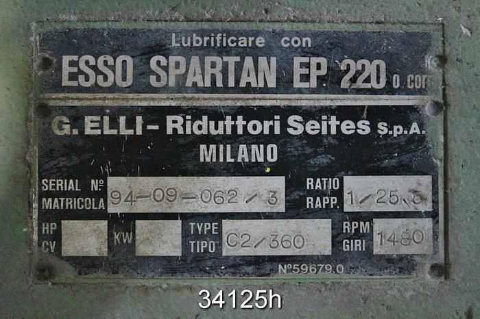 Used Maule GR-II/4PCS Dispersing Kneader #34125