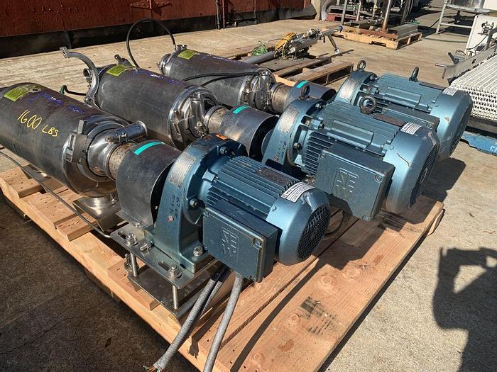 Used Votator, 6" x 36", Triple Barrel, 316 S/st, Alfa Laval, Contherm #C744219