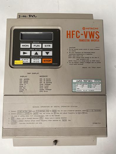 Used Hitachi HFC-VWS