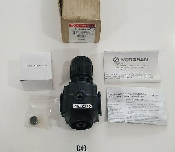 *NEW IN BOX* NORGREN R73G-2AK-RMG 300PSIG REGULATOR + WARRANTY!