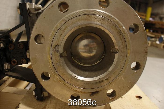 Used Neles Jamesbury 4" 515313600TT Control Ball Valve #38056