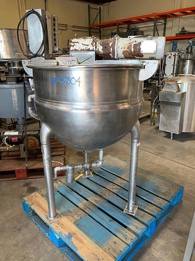 Used Hamilton 60 gal Stainless Steel Jacketed Mix Kettle
