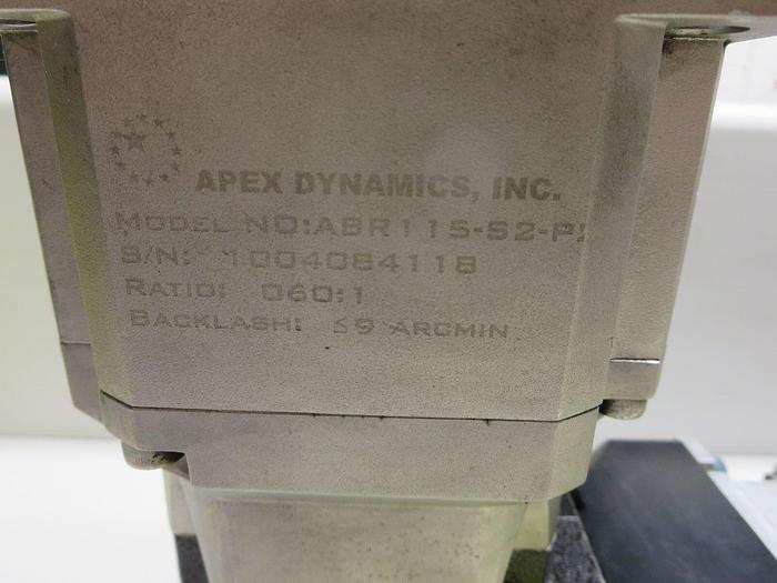 Used Unimotor/Emerson & Apex Dynamics Servo Motor W/Gear Box (R)