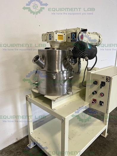 Used Charles Ross LDM-4 Double Planetary Jacketed Mixer 4 Gallon w/ 1.5 HP Motor