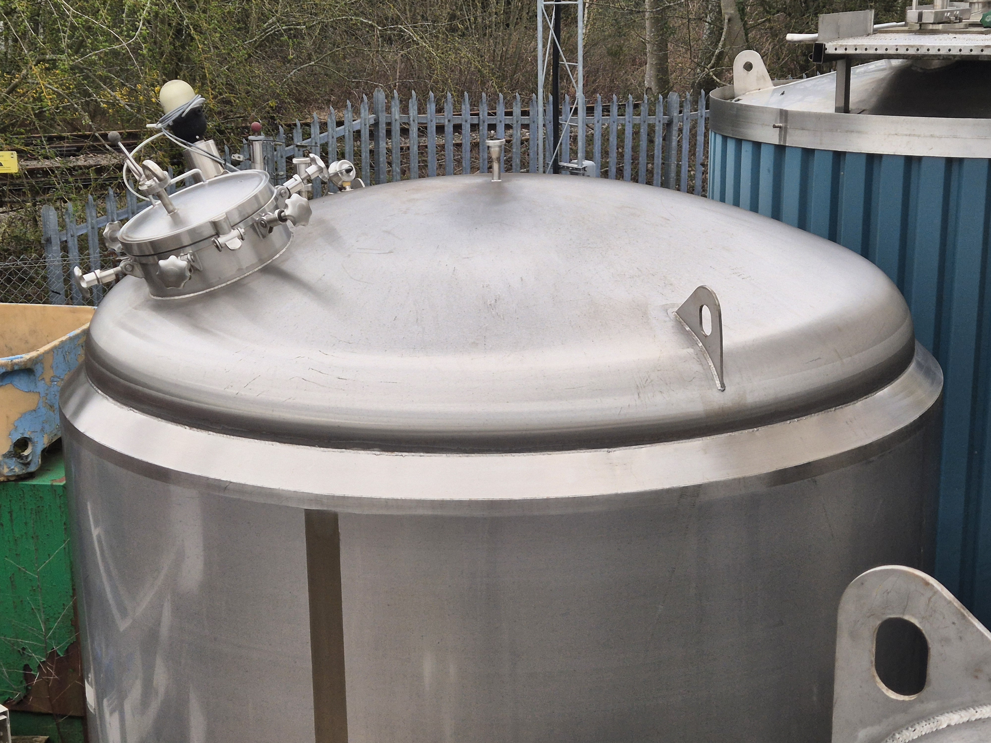Used 8,000 Litre Stainless Steel Jacketed Tank