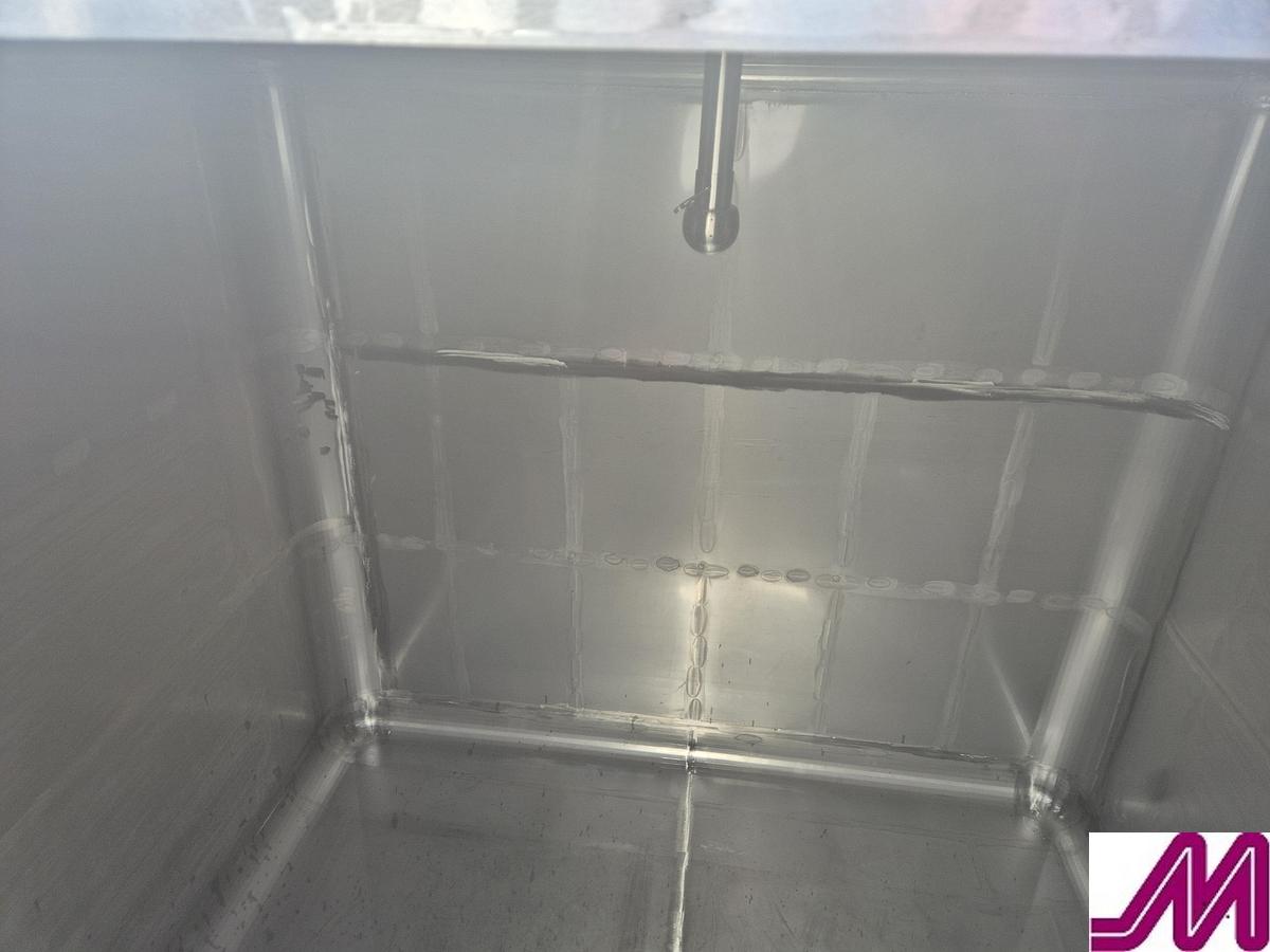 Used STB Engineering 11,800 Litre Jacketed Square Tank