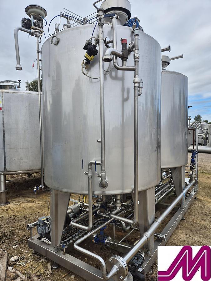 Used 2018 Priamo  Process Skid with 2 x 2,000 Litre Tanks