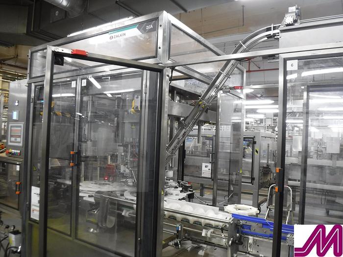 Used 2019 Zalkin Capper 10 Head Rotary Capping Machine Type CA10/480 - TPV3