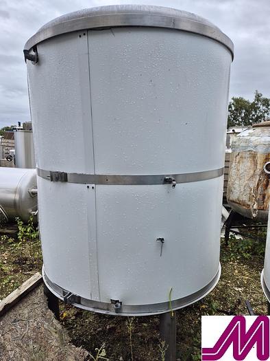 Used 1500 Litre Stainless Steel Tank with Cooling Panel