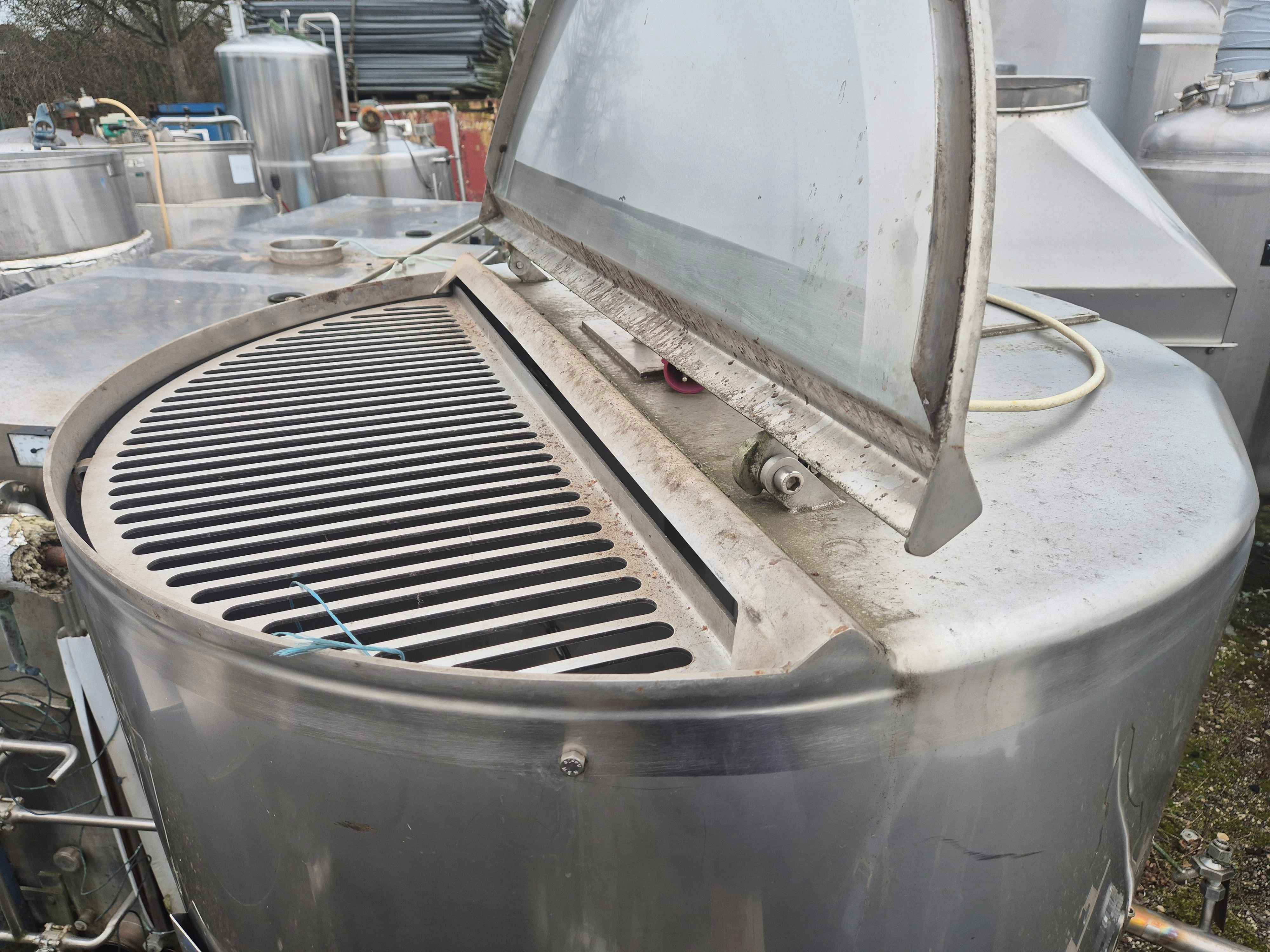 Used 2004 SRS MIx Technology 1200 Litre Stainless Steel Single Skin Mix Tank