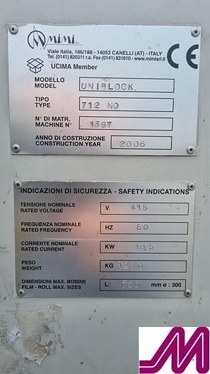 Used 2006 Adpak Uniblock 712 NO Shrinkwrapper & Heat Tunnel