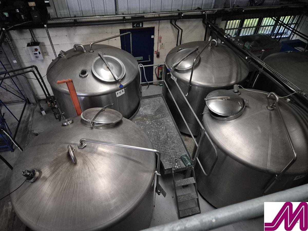 Used 2005 Abbfab Services Ltd 4,000 Litre Stainless Steel Jacketed Tank