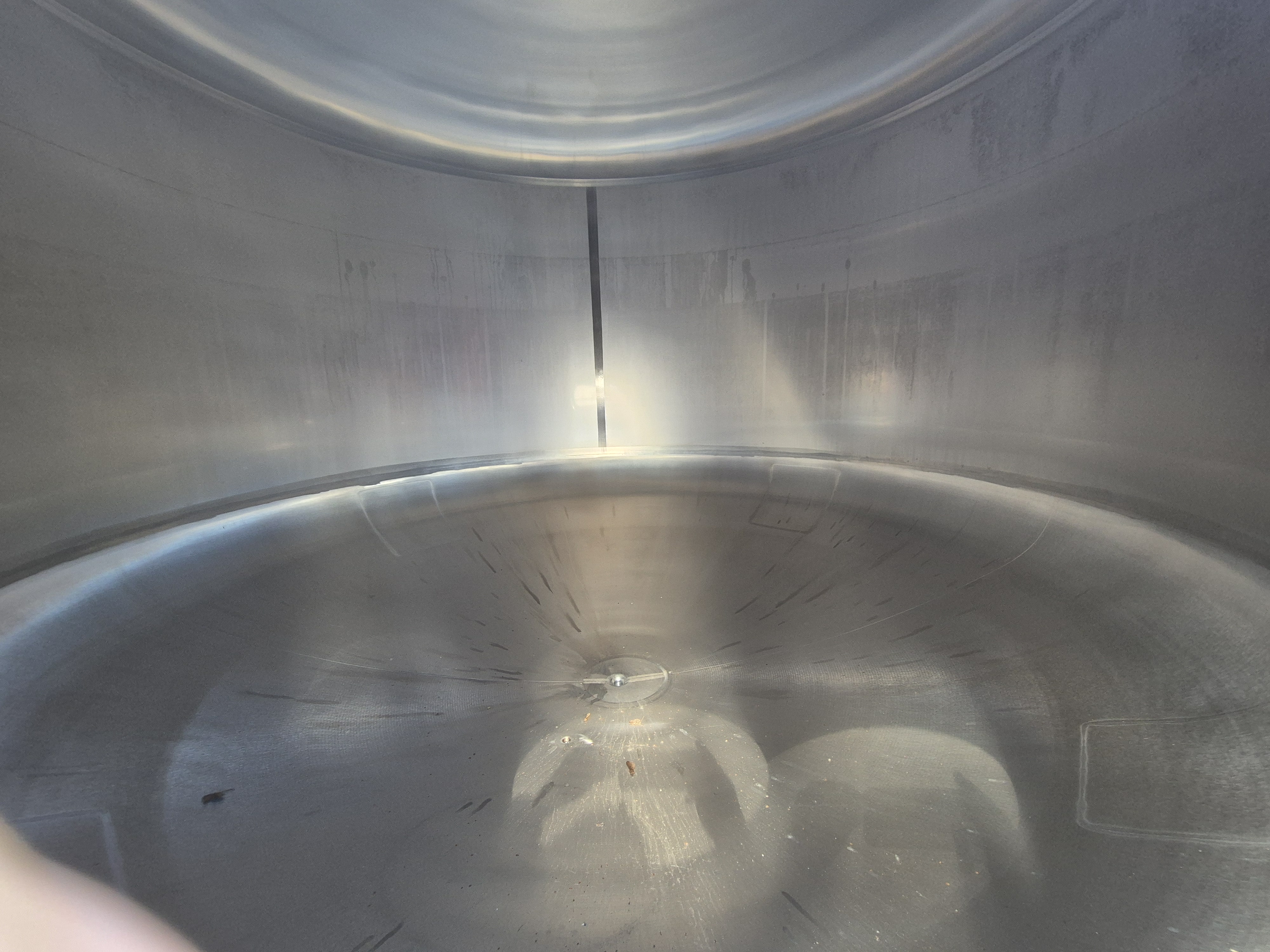 Used Moeschle 9,500 Litre Stainless Steel Single Skin Tank