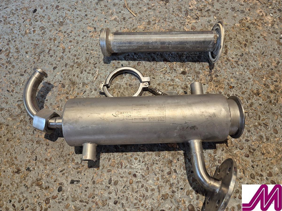 Used Memtech Stainless Steel Inline Y Stainer / Filter