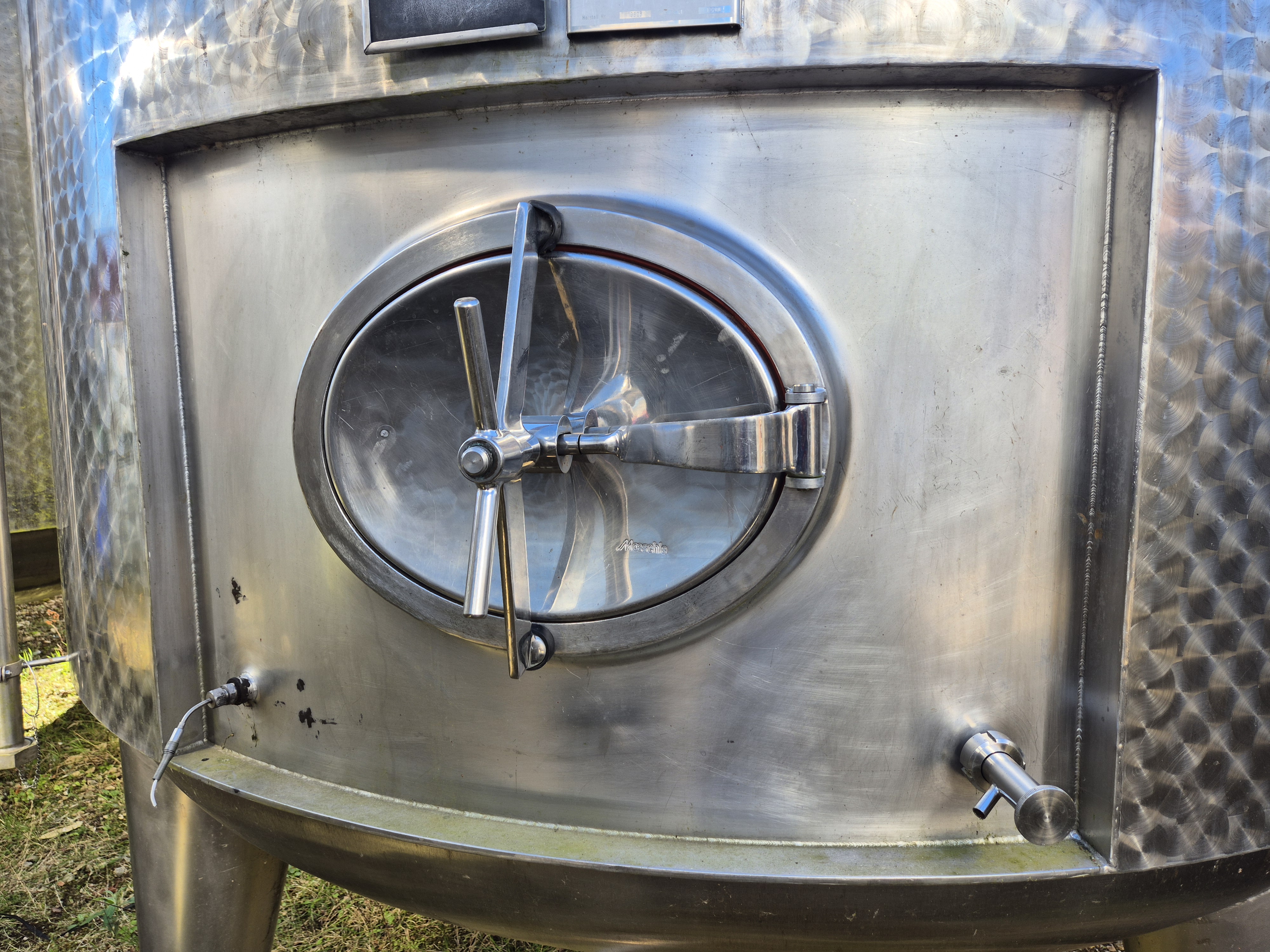 Used Moeschle 9,500 Litre Stainless Steel Single Skin Tank