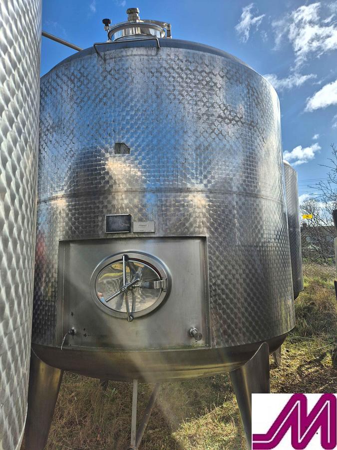 Used Moeschle 12,000 Litre Stainless Steel Jacketed Tank