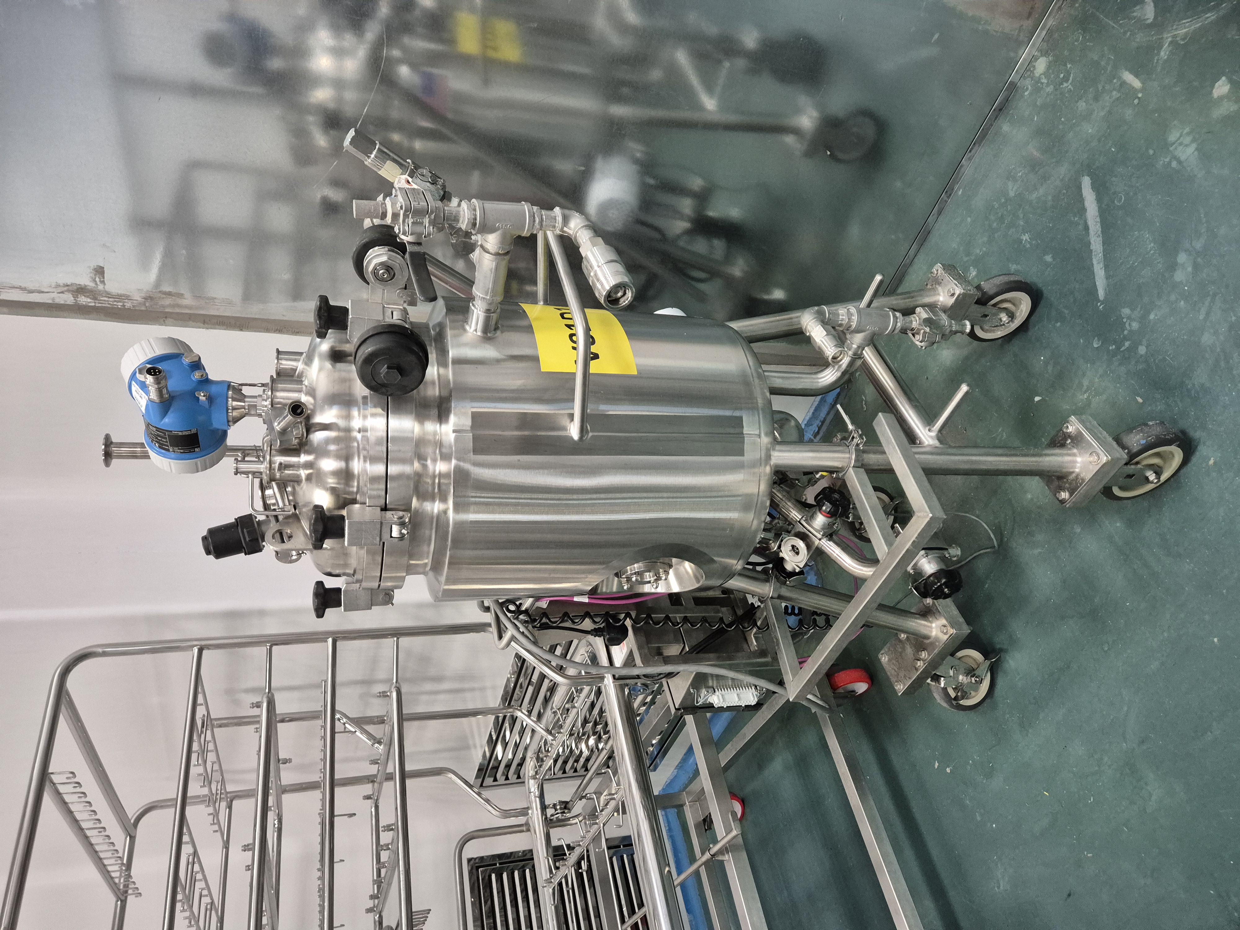 Used 2014 T&C Stainless 70 Litre Jacketed & Pressure Rated Transit Tank Pharmacutical Spec