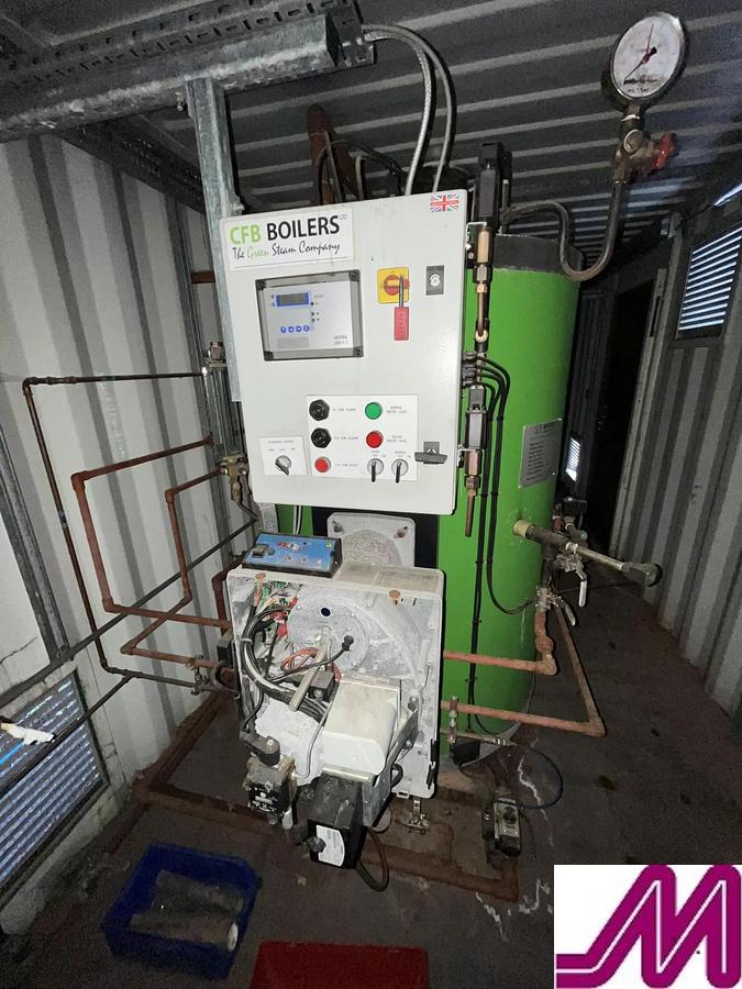 Used 2017 CFB Conatinerised Twin Boiler House with 2 x 475 kg / hr boilers