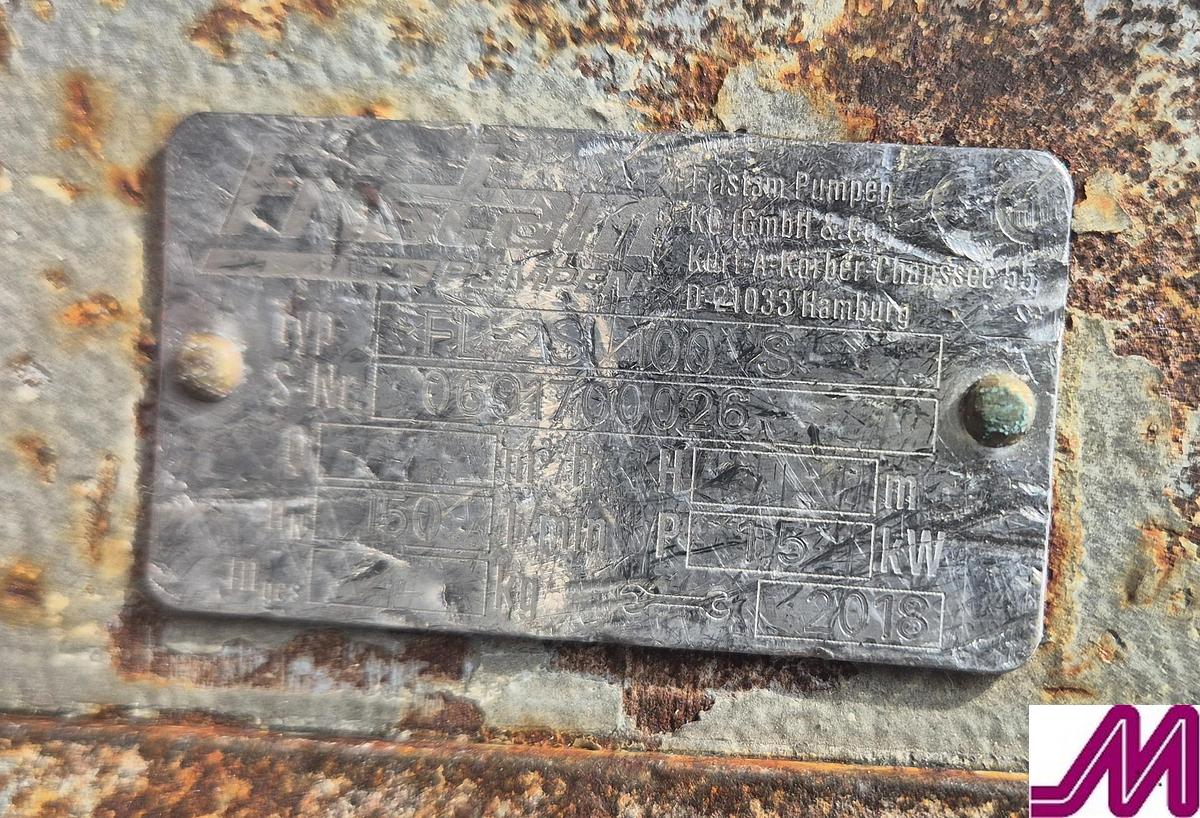 Used 2018 Fristam FL2S/100 S 2" Rotary Lobe Pump on Trolley