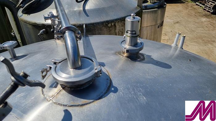 Used 3,200 Litre Stainless Steel Jacketed Conditioning Tank