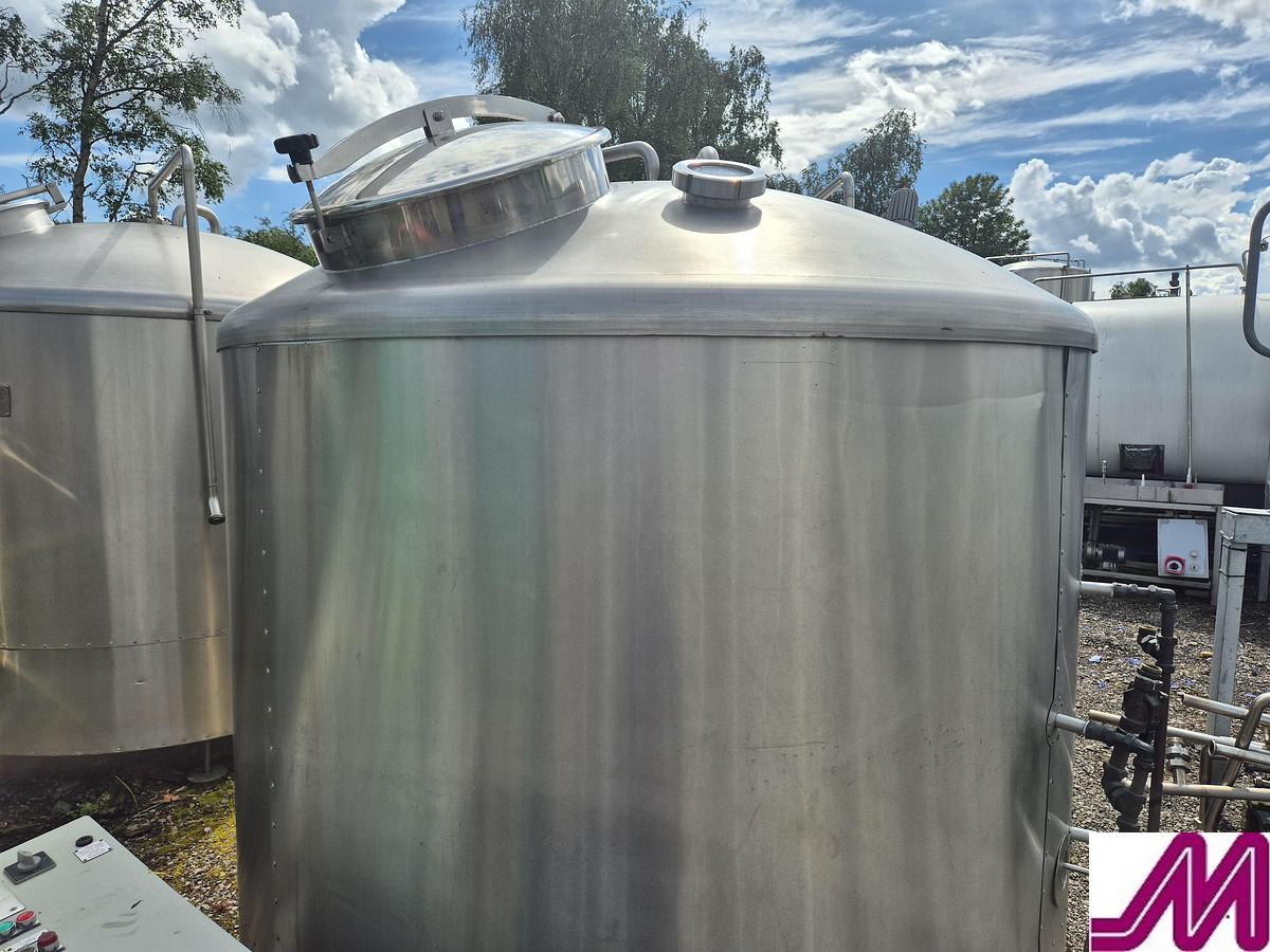 Used 2005 Abbfab Services Ltd 4,000 Litre Stainless Steel Jacketed Tank