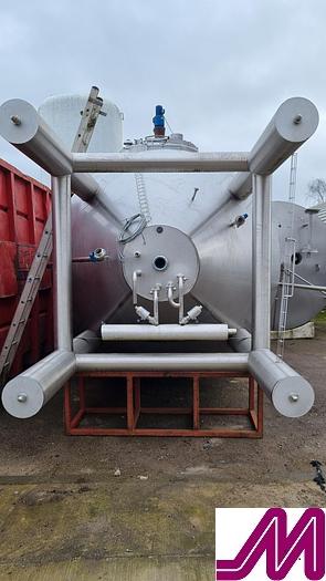 Used 2012 BrauKon 12,000 Litre Stainless Steel Cylindro Conical Jacketed Fermentation Vessel