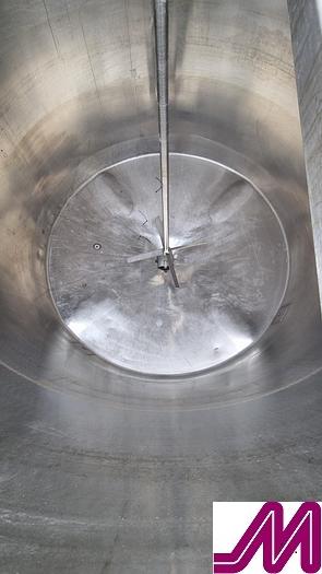 Used 3,500 Litre Stainless Steel Mix Tank with Atex Motor