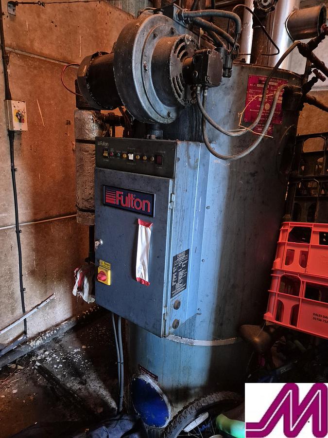 Used Fulton 15 E Vertical Steam Boiler