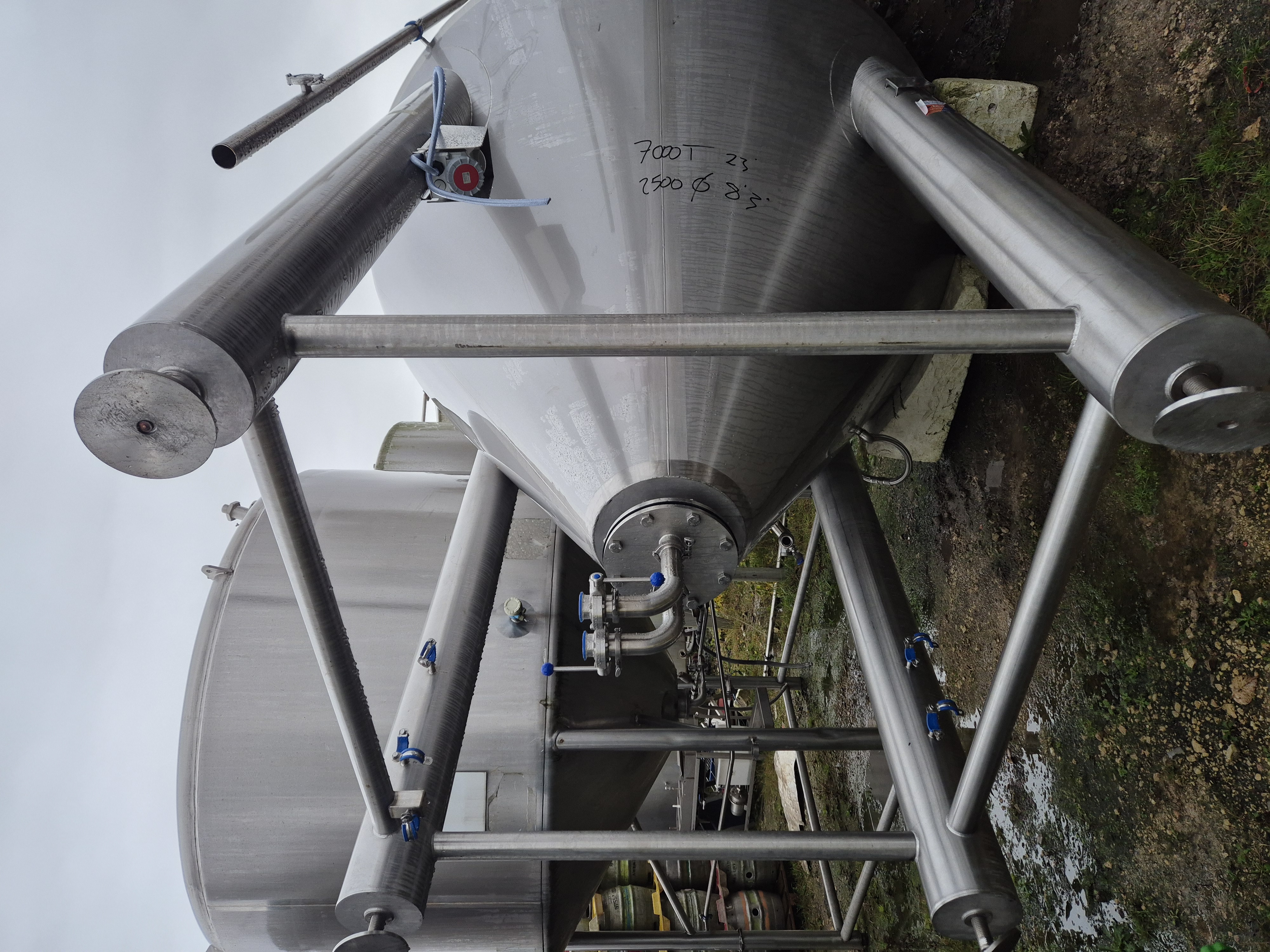 Used 2023 18,760 Litre Cylindro Conical Fermenting Vessel 6PD